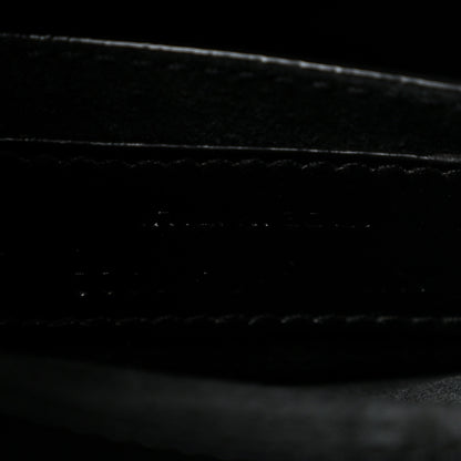Saint Laurent Calfskin Medium Monogram Monochrome Sunset  Black 7 of 13