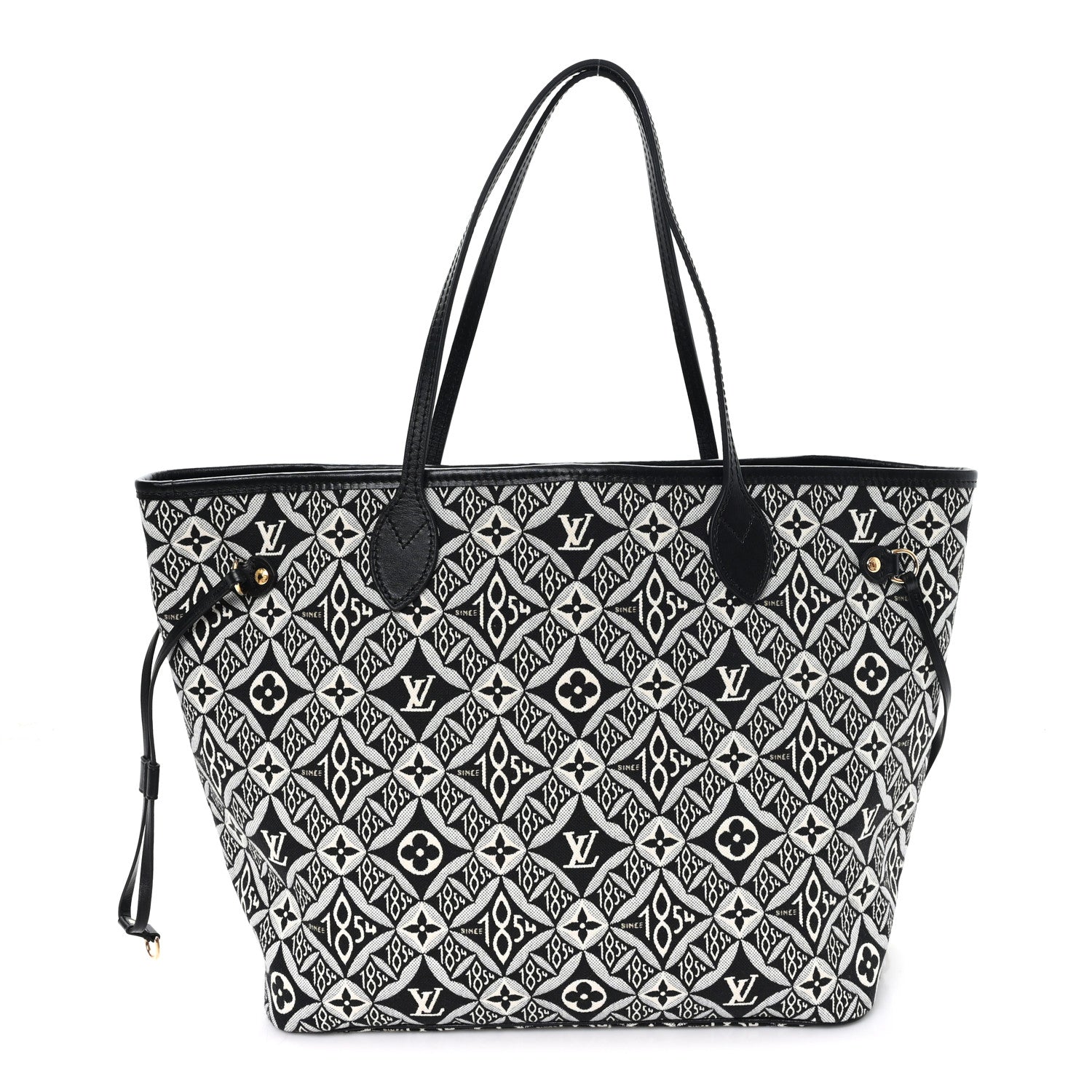 Louis Vuitton Jacquard Since 1854 Neverfull MM Grey 1 of 10