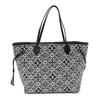 Louis Vuitton Jacquard Since 1854 Neverfull MM Grey 1 of 10