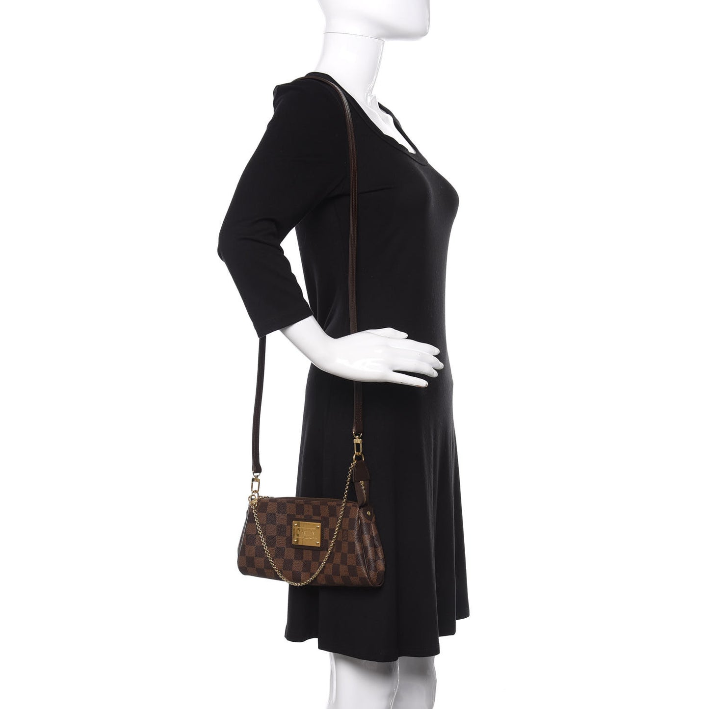 Damier Ebene Eva Clutch
