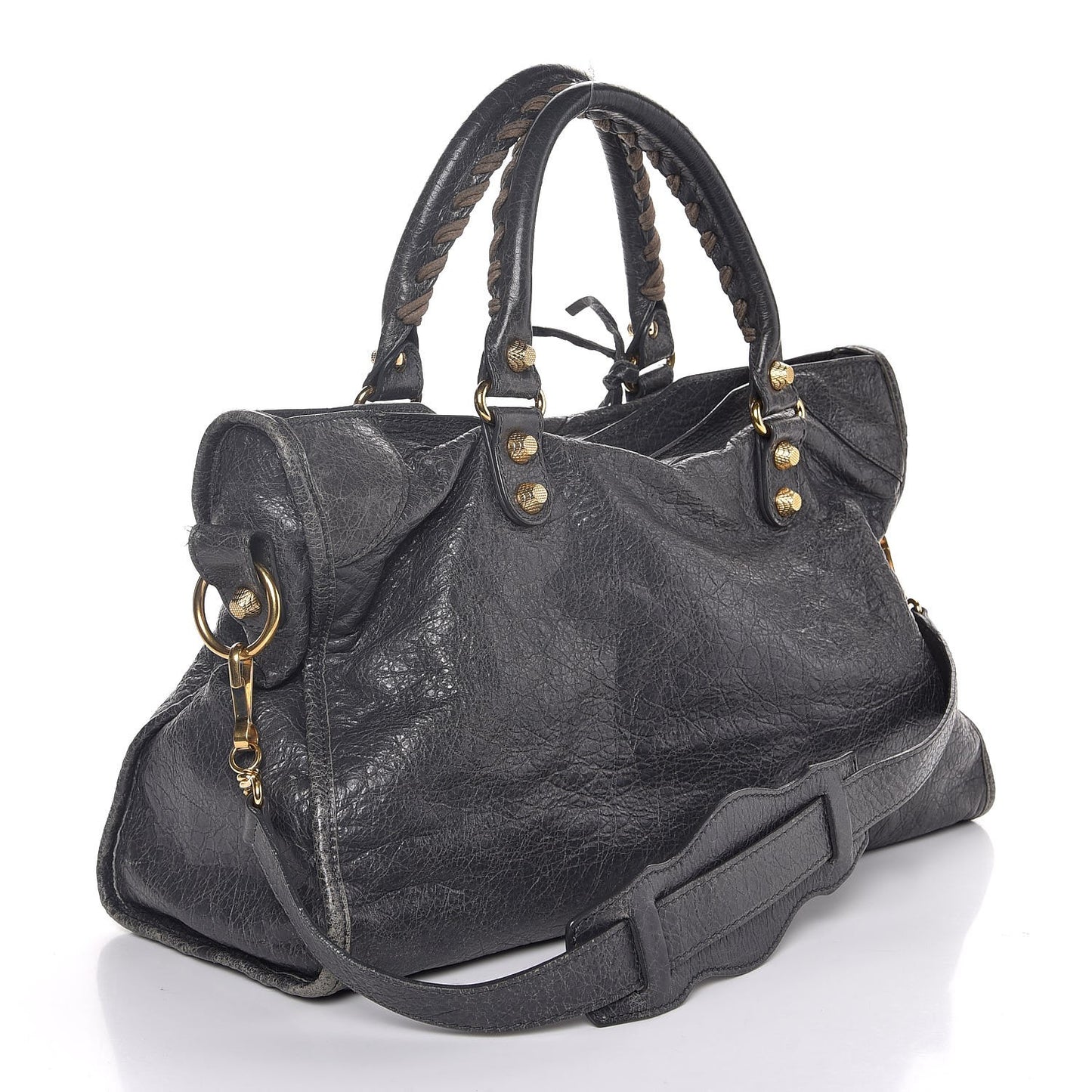 Agneau Giant 12 Gold Hardware City Gris Tarmac