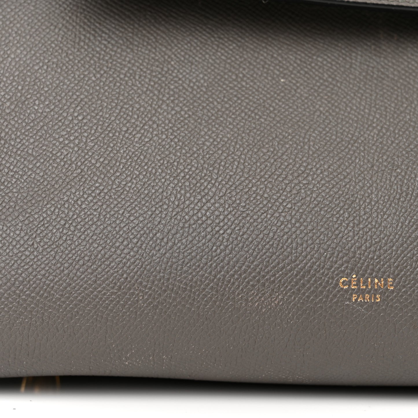 Grained Calfskin Mini Belt Bag Grey