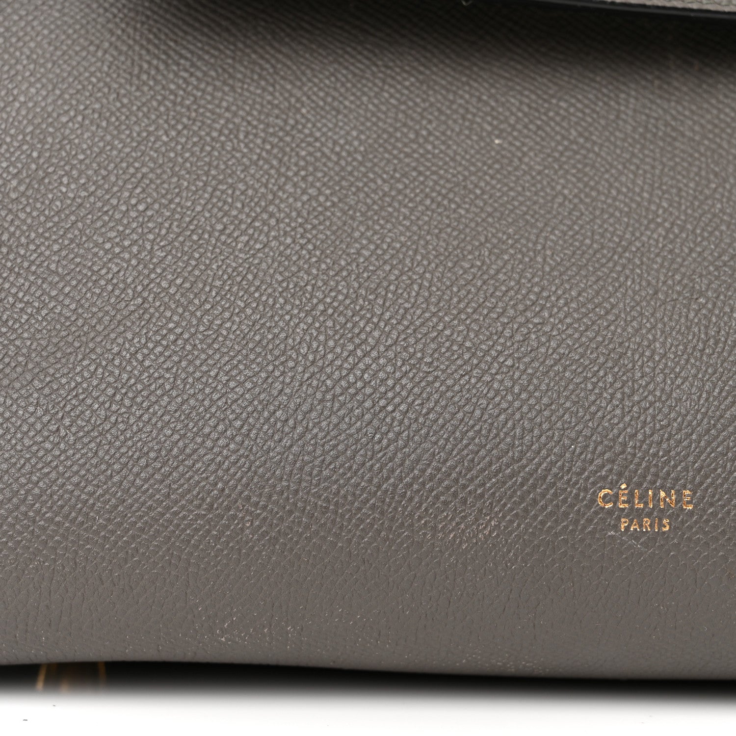 Celine Grained Calfskin Mini Belt Bag Grey 17 of 20
