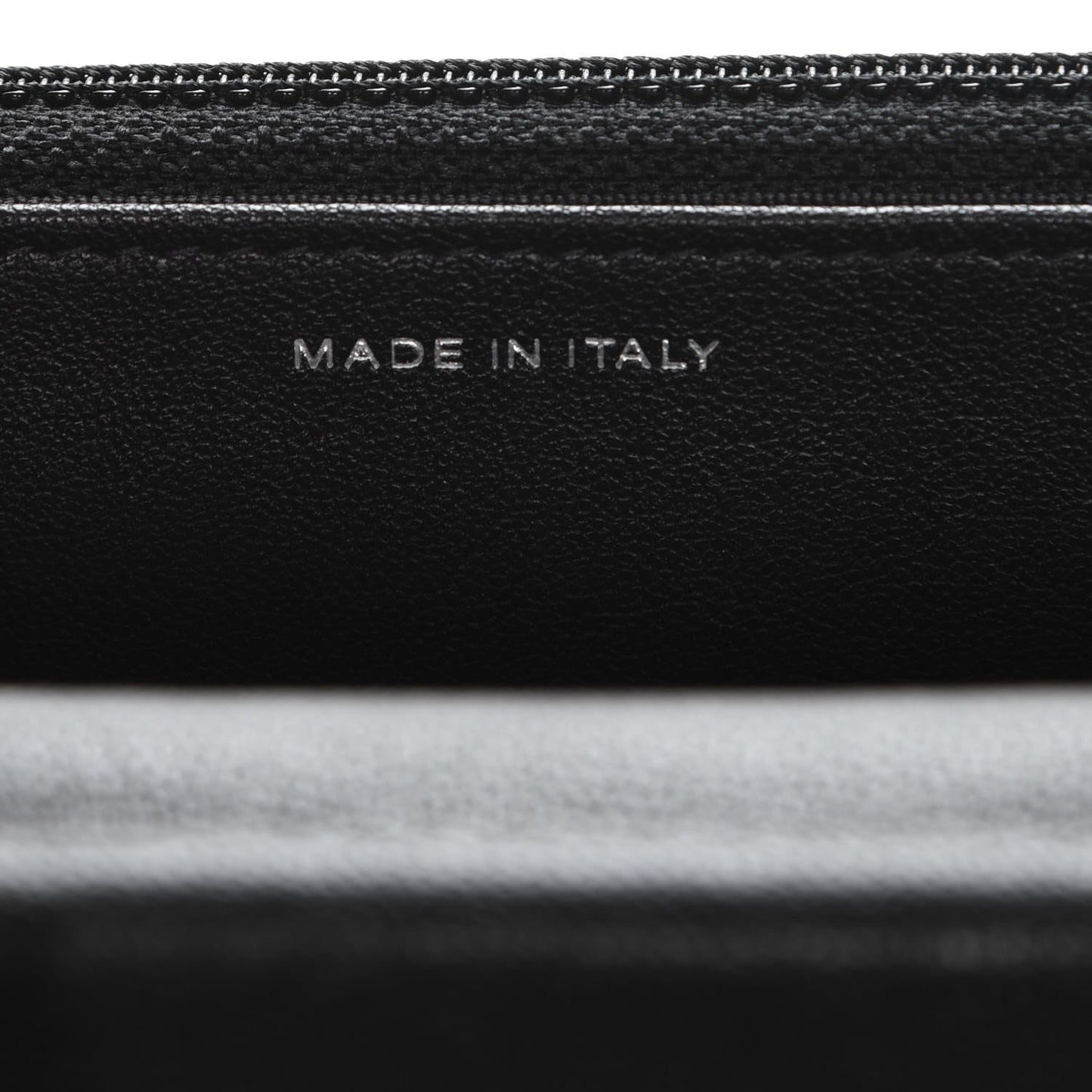 Sheepskin Chevron Reissue Wallet On Chain WOC So Black
