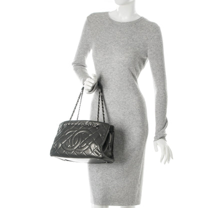 Chanel Caviar Quilted Timeless CC Tote Dark Silver 2 of 7