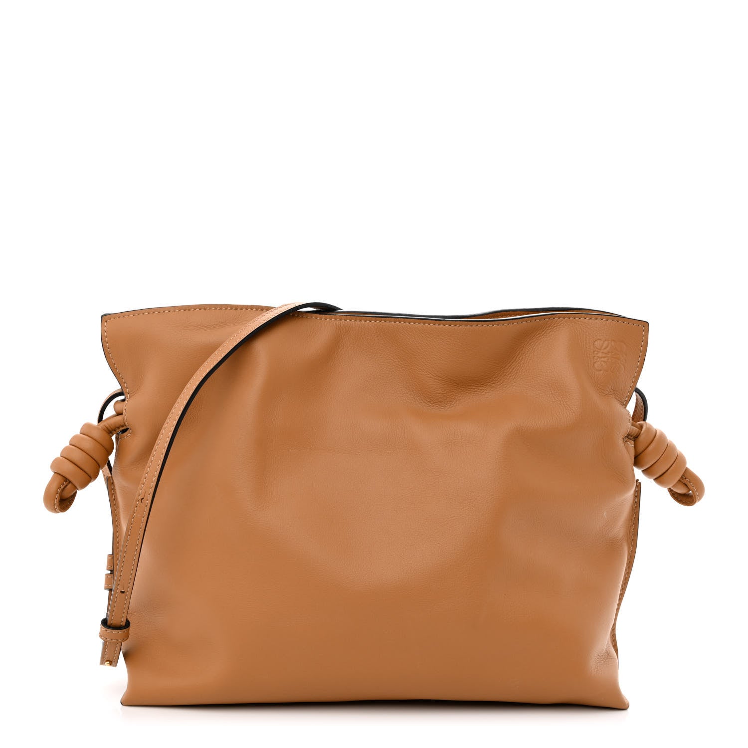 Loewe Nappa Flamenco Knot Clutch Warm Desert 1 of 10