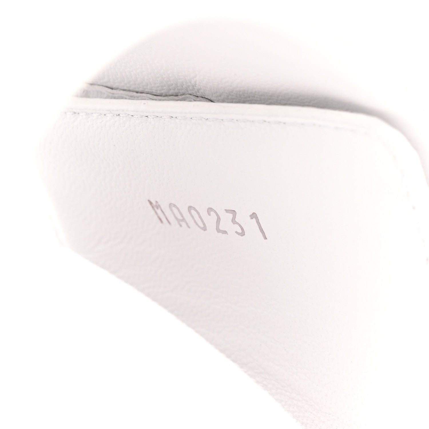 Louis Vuitton Calfskin Sunset Flat Mule Sandals 39 White 9 of 9