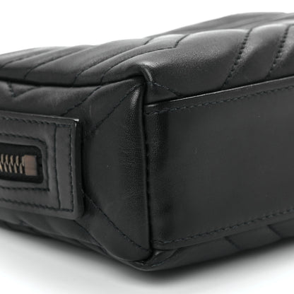 Gucci Calfskin Matelasse GG Marmont Cosmetic Case Black 10 of 11