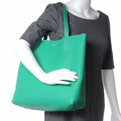 Hermes Taurillon Clemence Double Sens 45 Reversible Tote Menthe and Bleu Thalassa 2 of 9