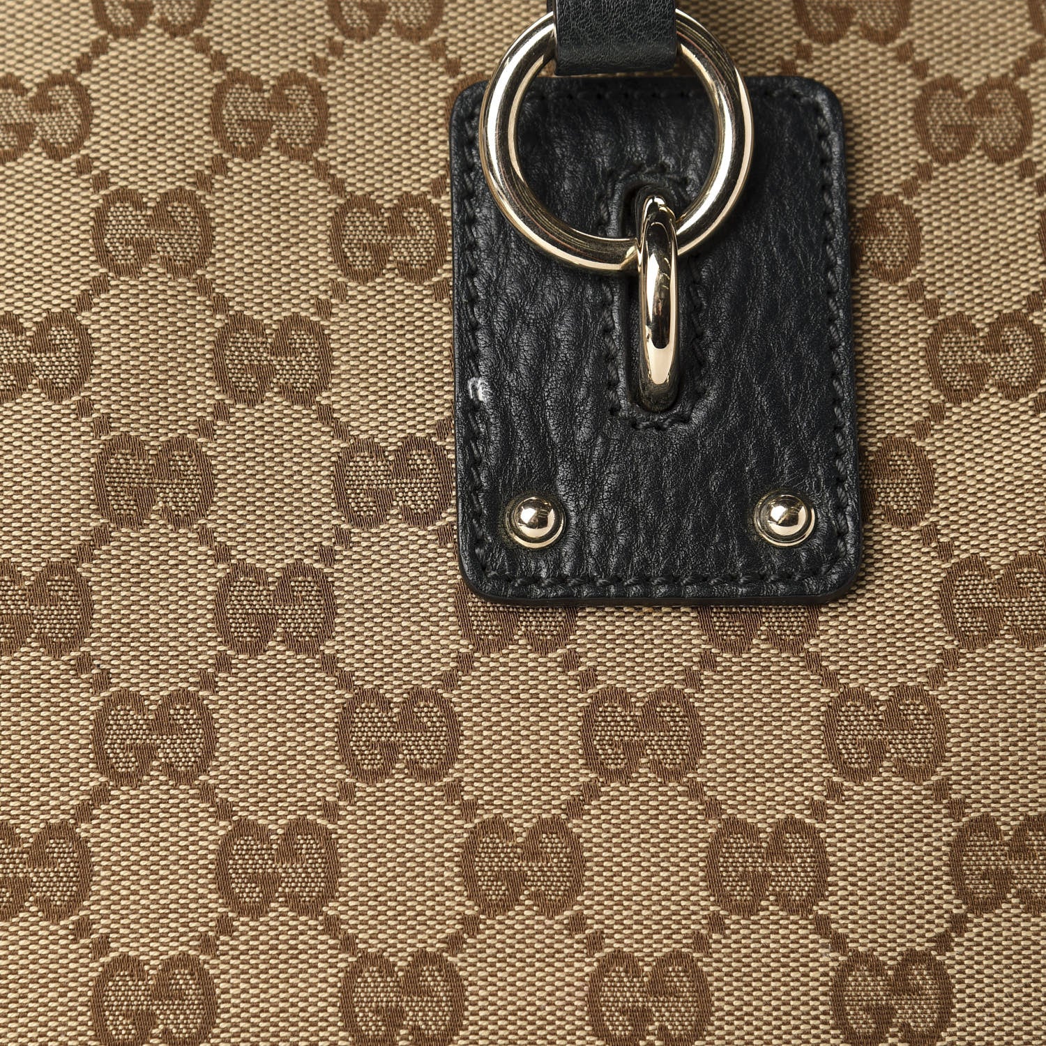 Gucci Monogram Medium Charm Top Handle Bag Green 8 of 14