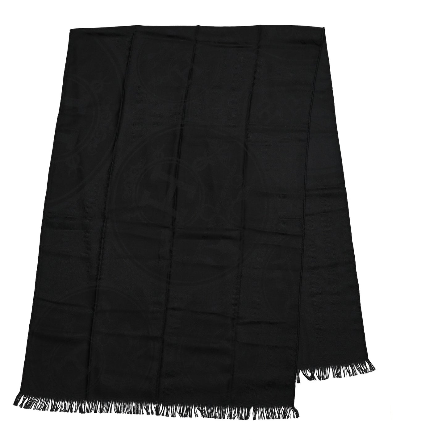 Cashmere Silk New Libris Stole Black