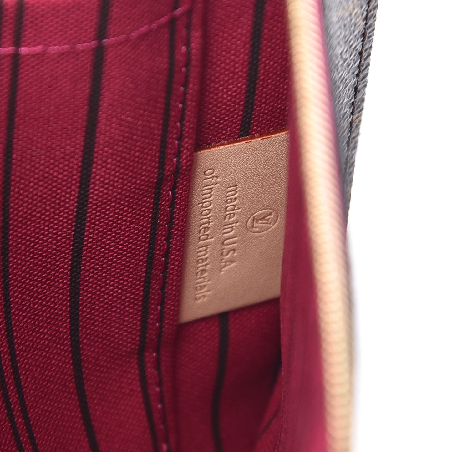 Monogram Neverfull MM GM Pochette Pivoine