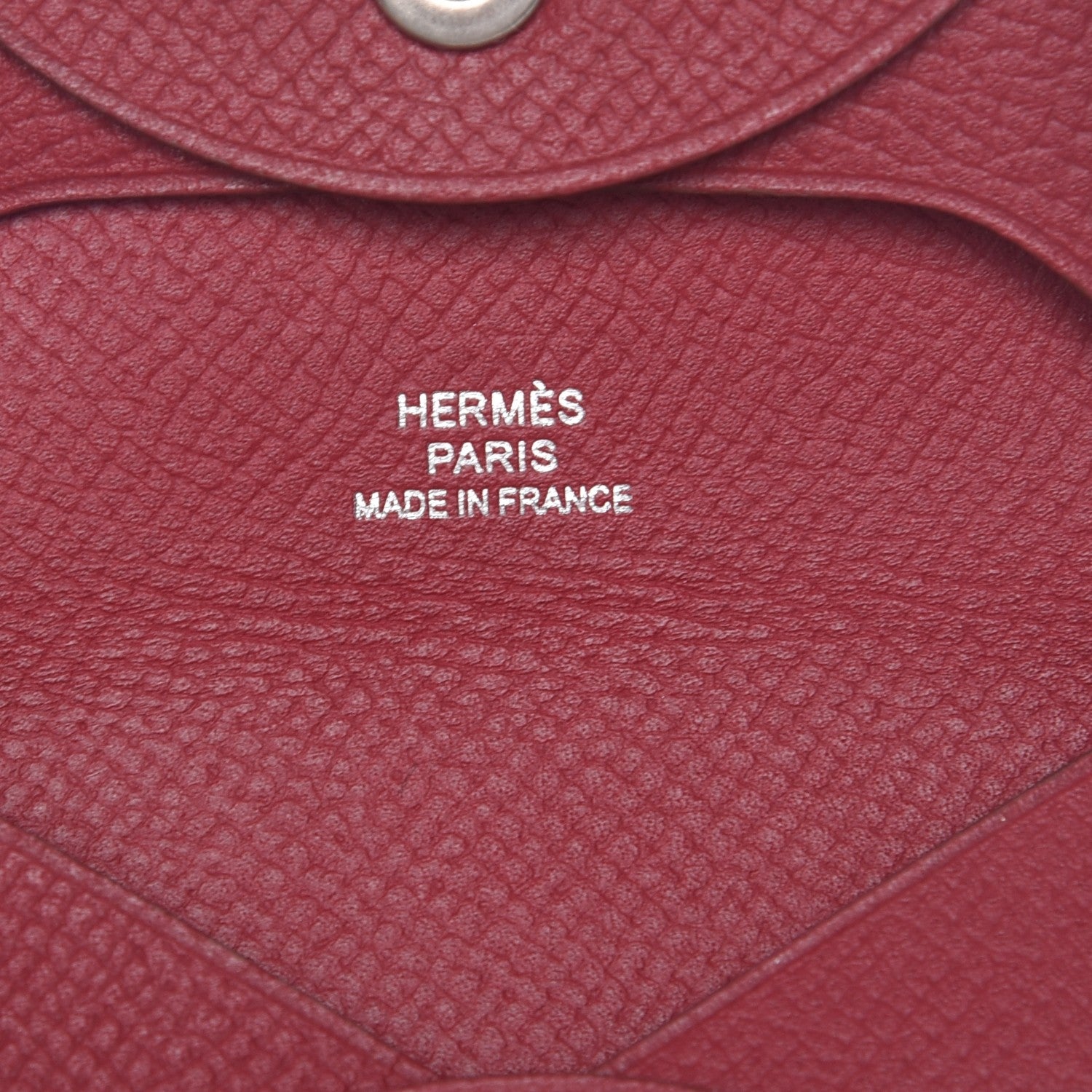 Hermes Epsom Bastia Coin Purse Rubis 5 of 8