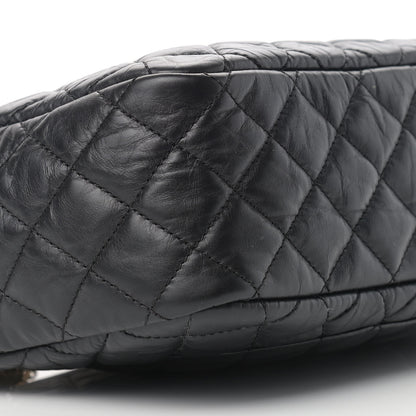 Chanel Aged Calfskin Quilted Medium Reissue Camera Case Black 8 of 11