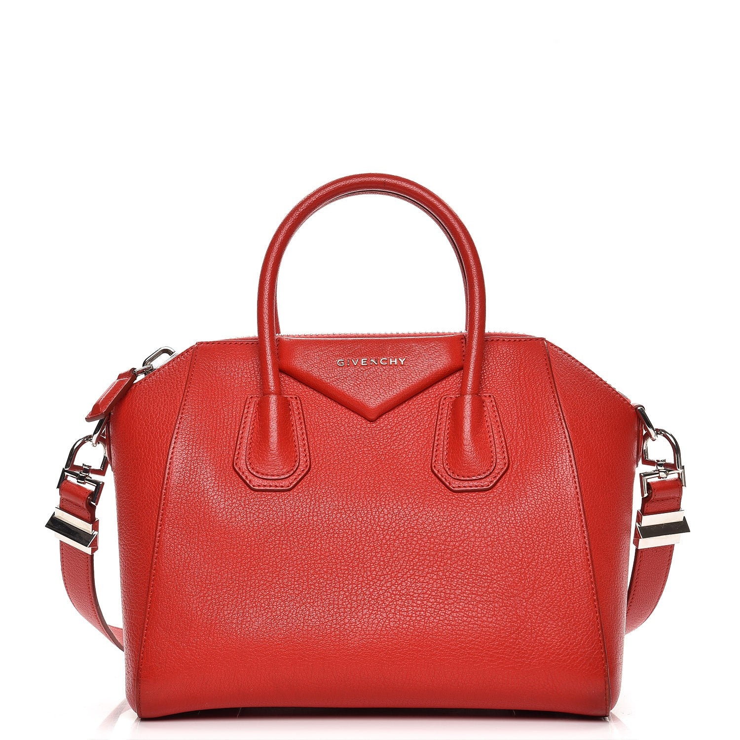 Givenchy Sugar Goatskin Small Antigona Medium Red 1 of 14