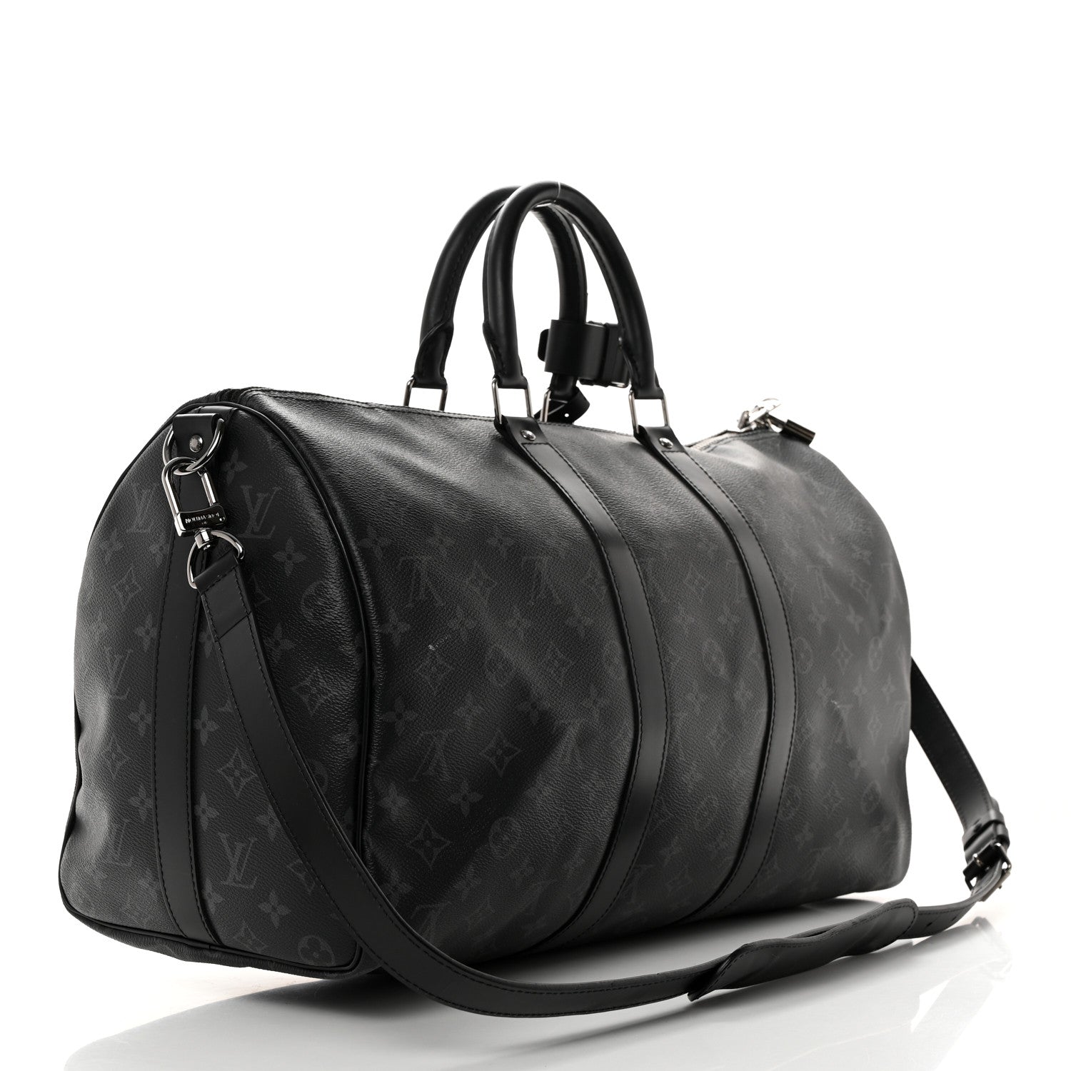 Louis Vuitton Monogram Eclipse Keepall Bandouliere 45 2 of 19