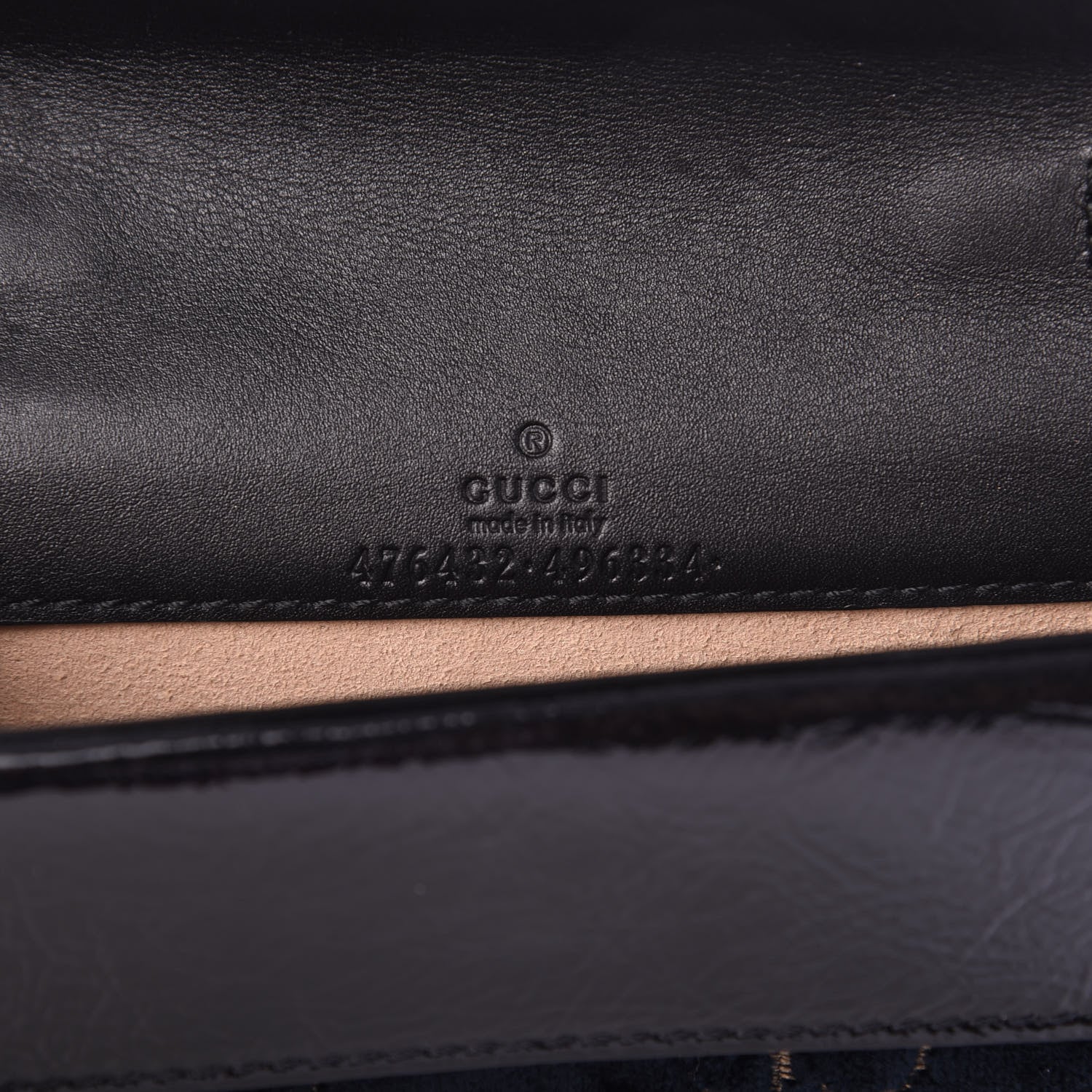 Gucci Velvet GG Monogram Super Mini Dionysus Shoulder Bag Blue Beige Black 5 of 8