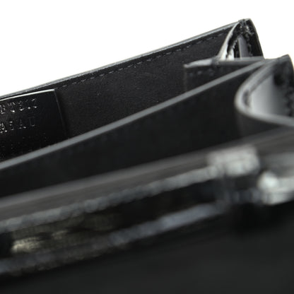 Fendi Vitello Vernice Mou Karligraphy Crossbody Bag Black 9 of 9
