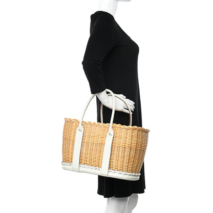 Hermes Swift Wicker Osier Garden Party Mushroom 2 of 10