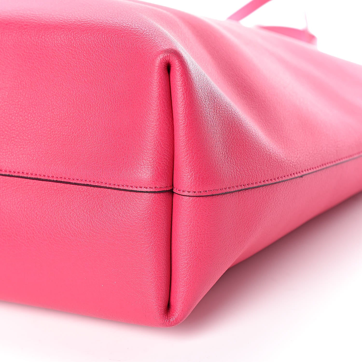 Saint Laurent Calfskin Large Shopping Tote Fuchsia 11 of 12