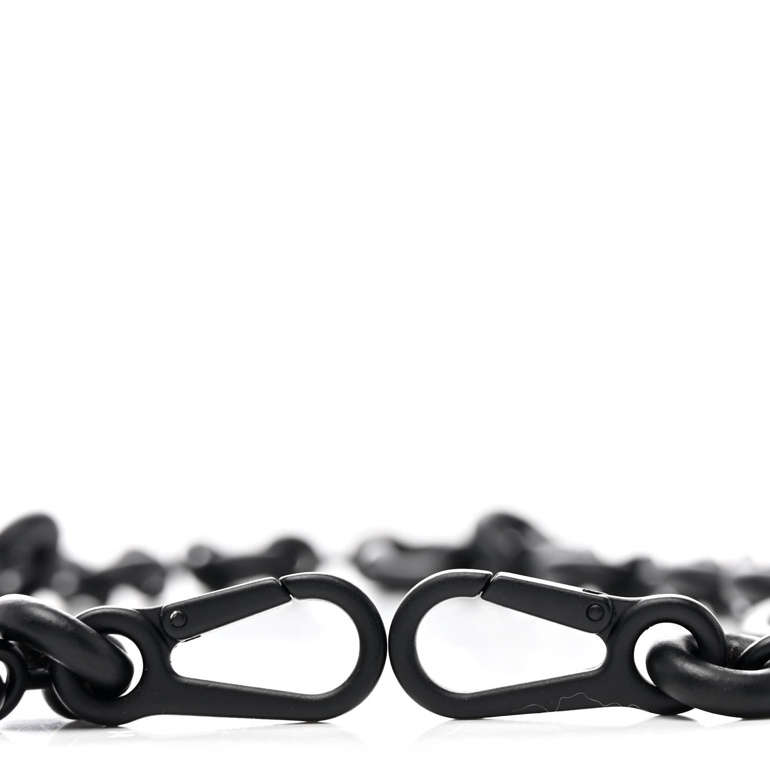 Loewe Brass Monochrome Donut Chain Shoulder Strap Black 3 of 5