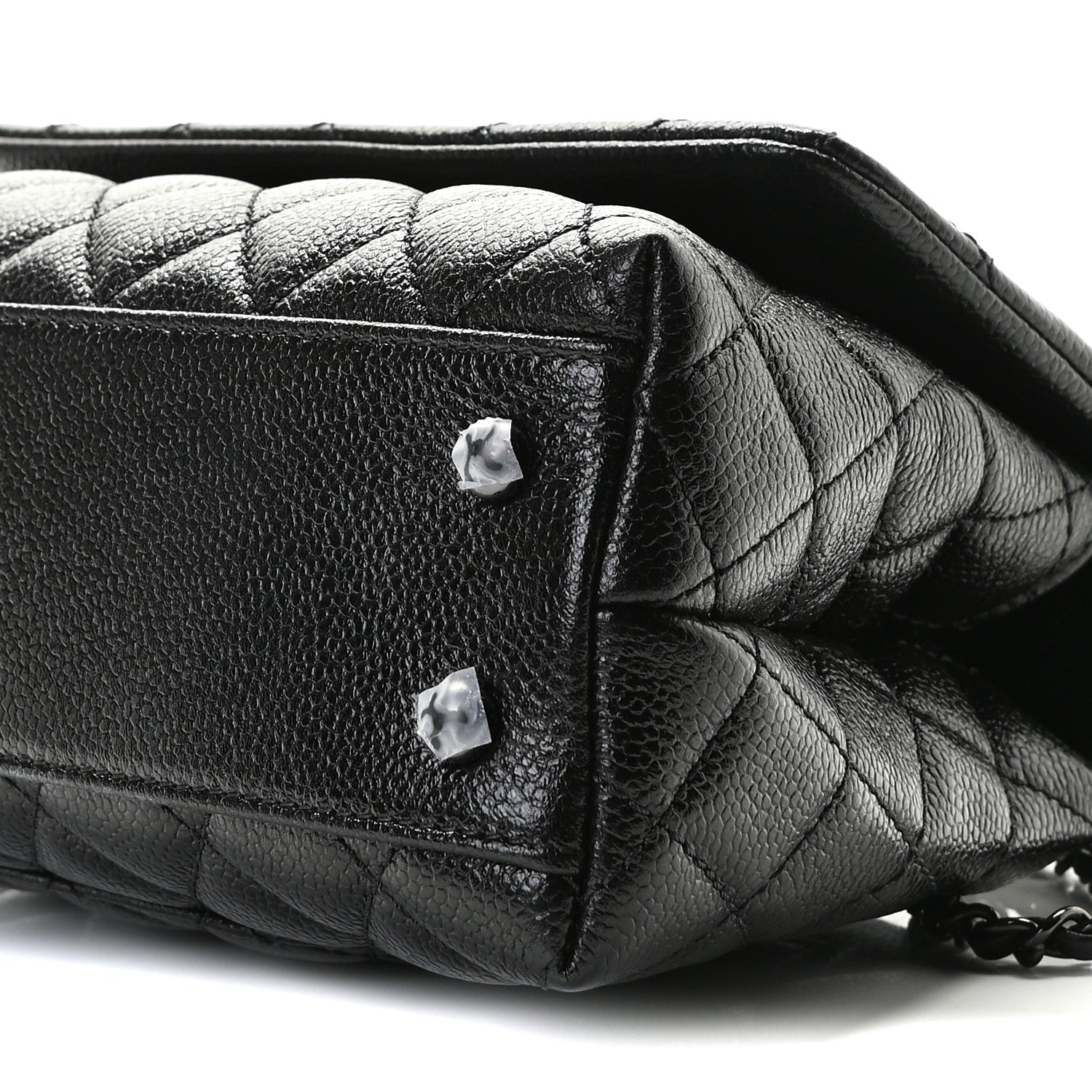 Chanel Caviar Quilted Mini Coco Handle Flap So Black 6 of 6