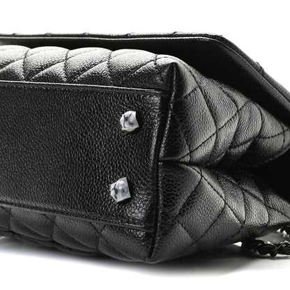 Chanel Caviar Quilted Mini Coco Handle Flap So Black 6 of 6