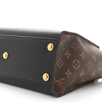 Louis Vuitton Calfskin Monogram On My Side Black 9 of 9