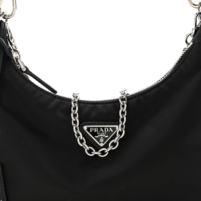 Prada Nylon Re-Edition 2005 Shoulder Bag Black 8 of 11