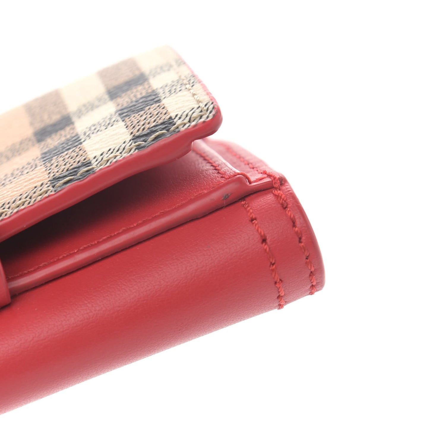 House Check Luna French Wallet Red