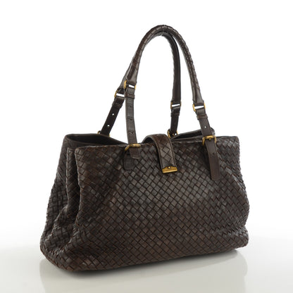 Bottega Veneta Nappa Intrecciato Medium Roma Tote Moro 3 of 8