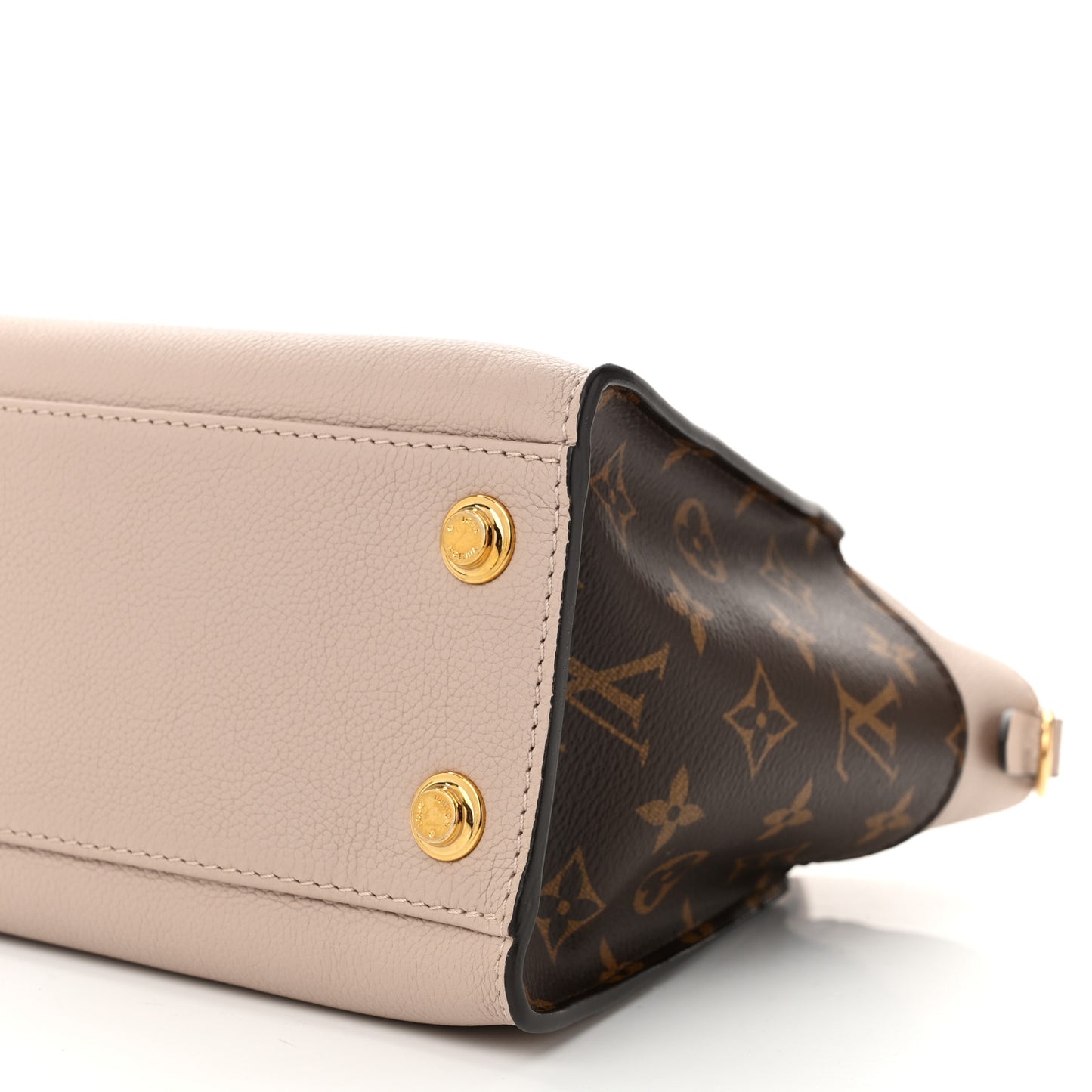 Calfskin Monogram On My Side PM Greige