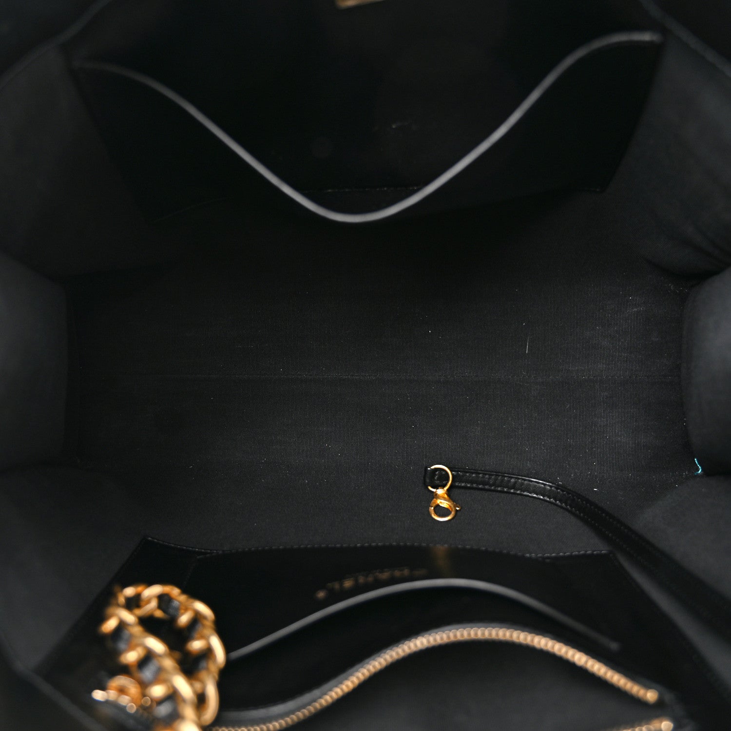 Chanel Calfskin Stitched Large Shopping Tote Black 5 of 11