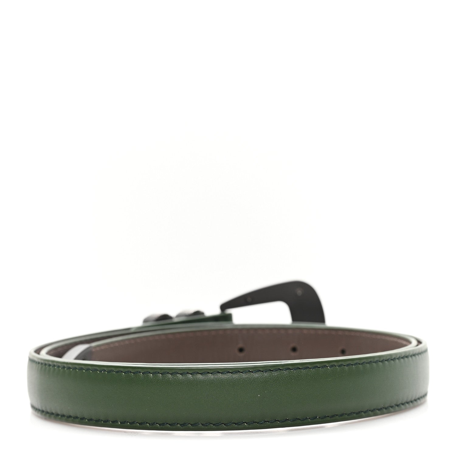 Bottega Veneta Nappa Western Belt 90 36 Dark Green 2 of 4