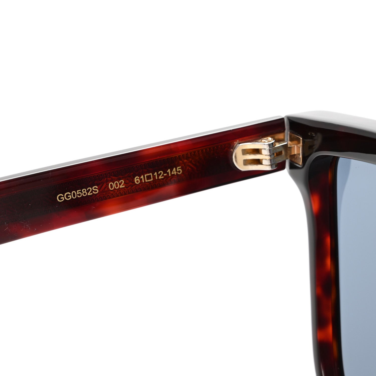 Gucci Oversized Sunglasses GG0582S Tortoise 6 of 9
