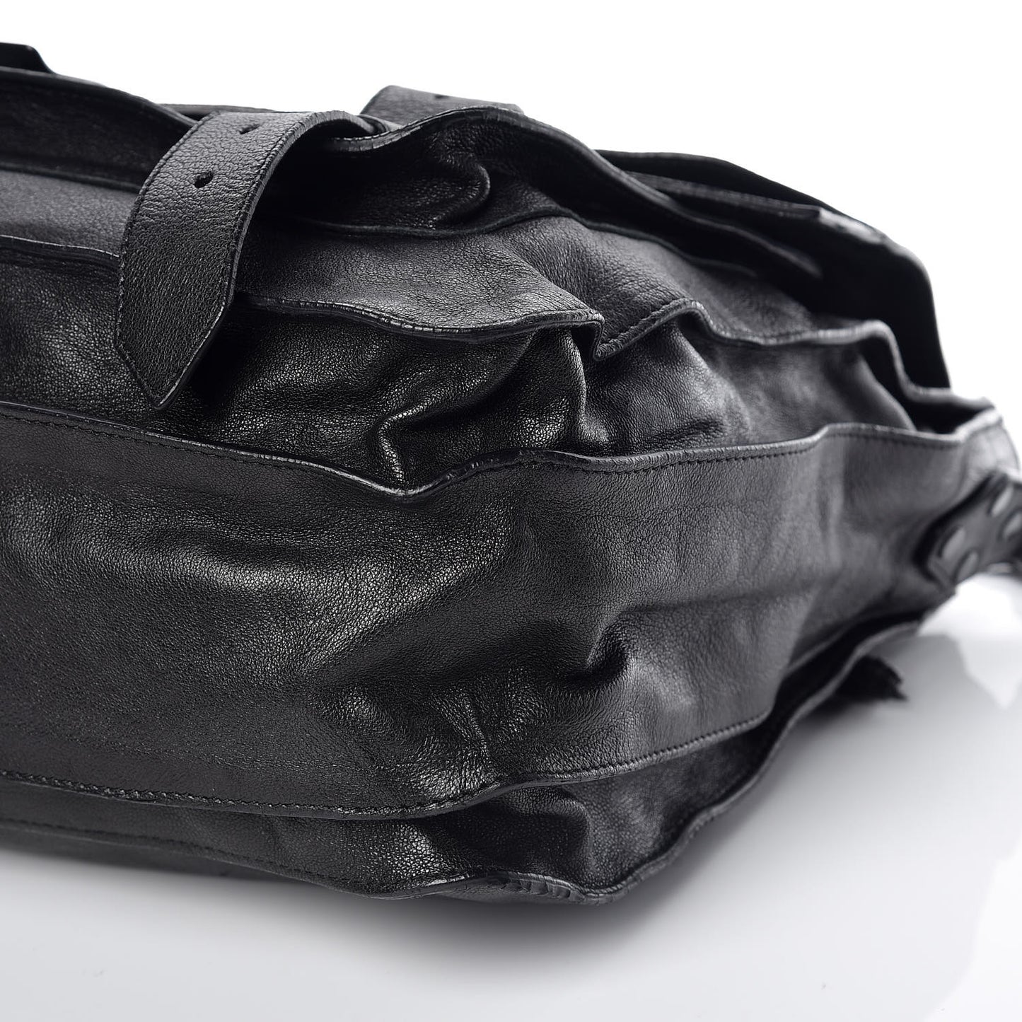 Lambskin PS1 Large Satchel Black