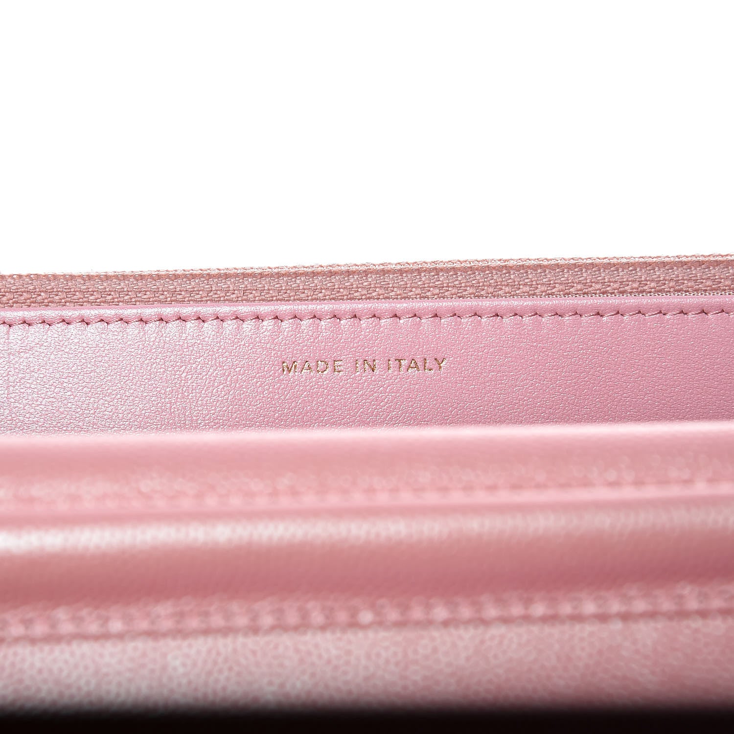 Chanel Iridescent Caviar Quilted Wallet on Chain WOC Rose Pink 7 of 9
