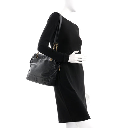 Chanel Caviar Shoulder Bag Black 2 of 8