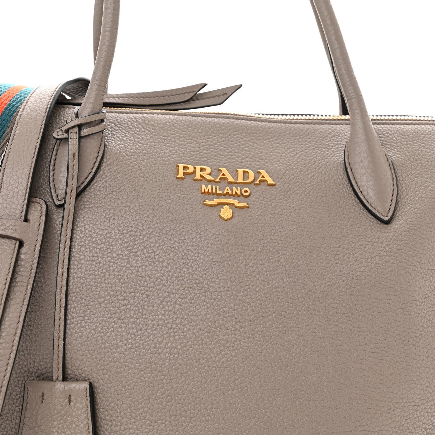 Prada Vitello Daino Shopping Tote Argilla 7 of 12