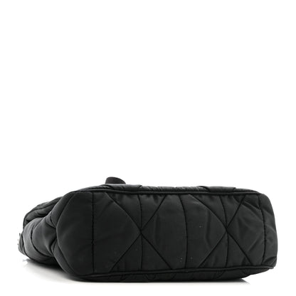 Prada Re-Nylon Quilted Padded Flap Shoulder Bag Black 4 of 14