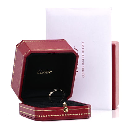 Cartier 18K White Gold 3.5mm LOVE Wedding Band Ring 57 8 5 of 5