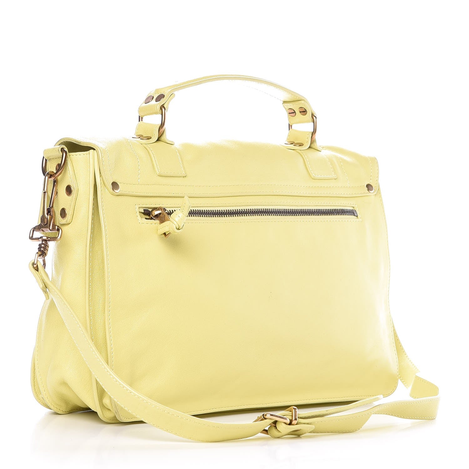 Proenza Schouler Lambskin Medium PS1 Satchel Sunshine 4 of 11