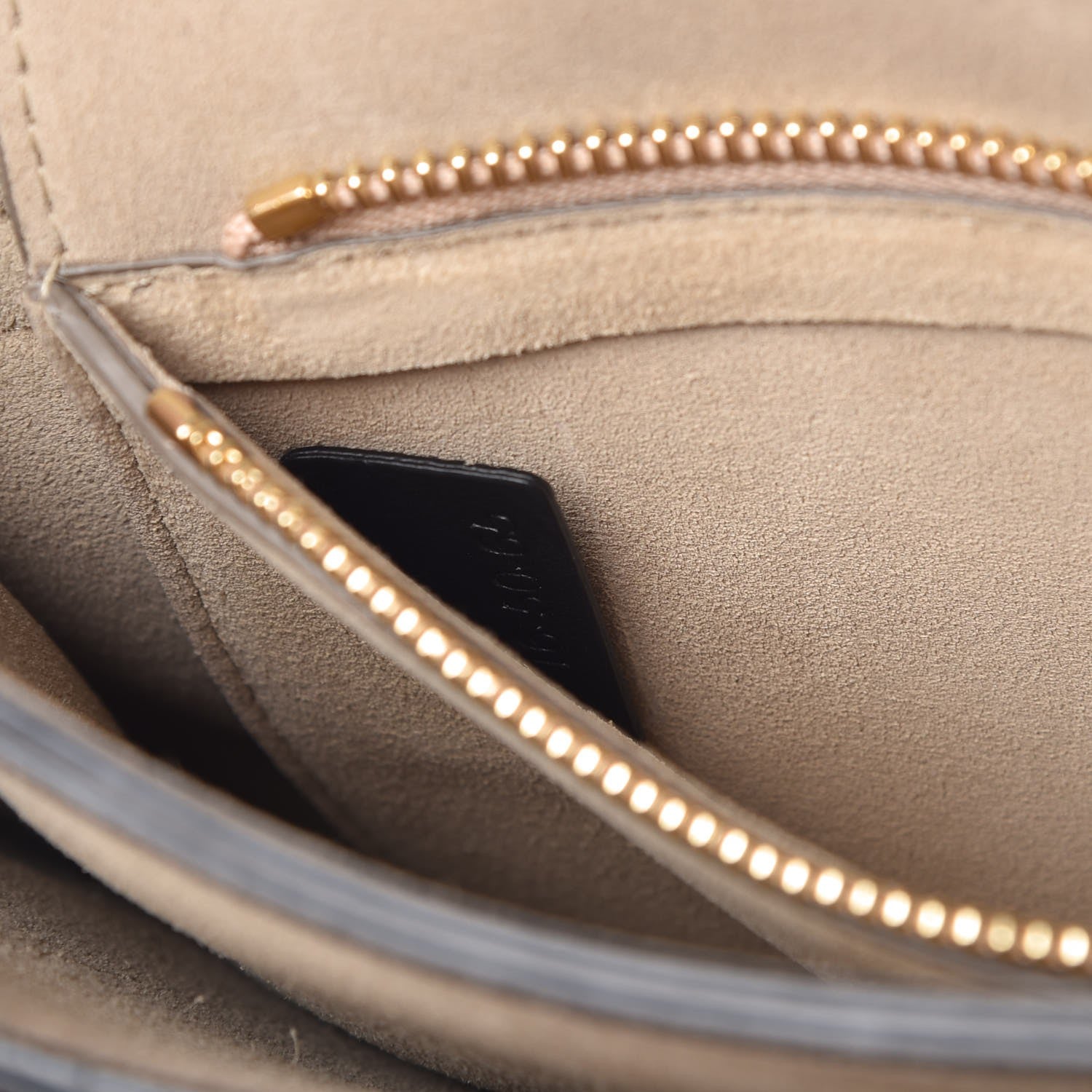 Chloe Suede Calfskin Medium Faye Shoulder Bag Black 7 of 12