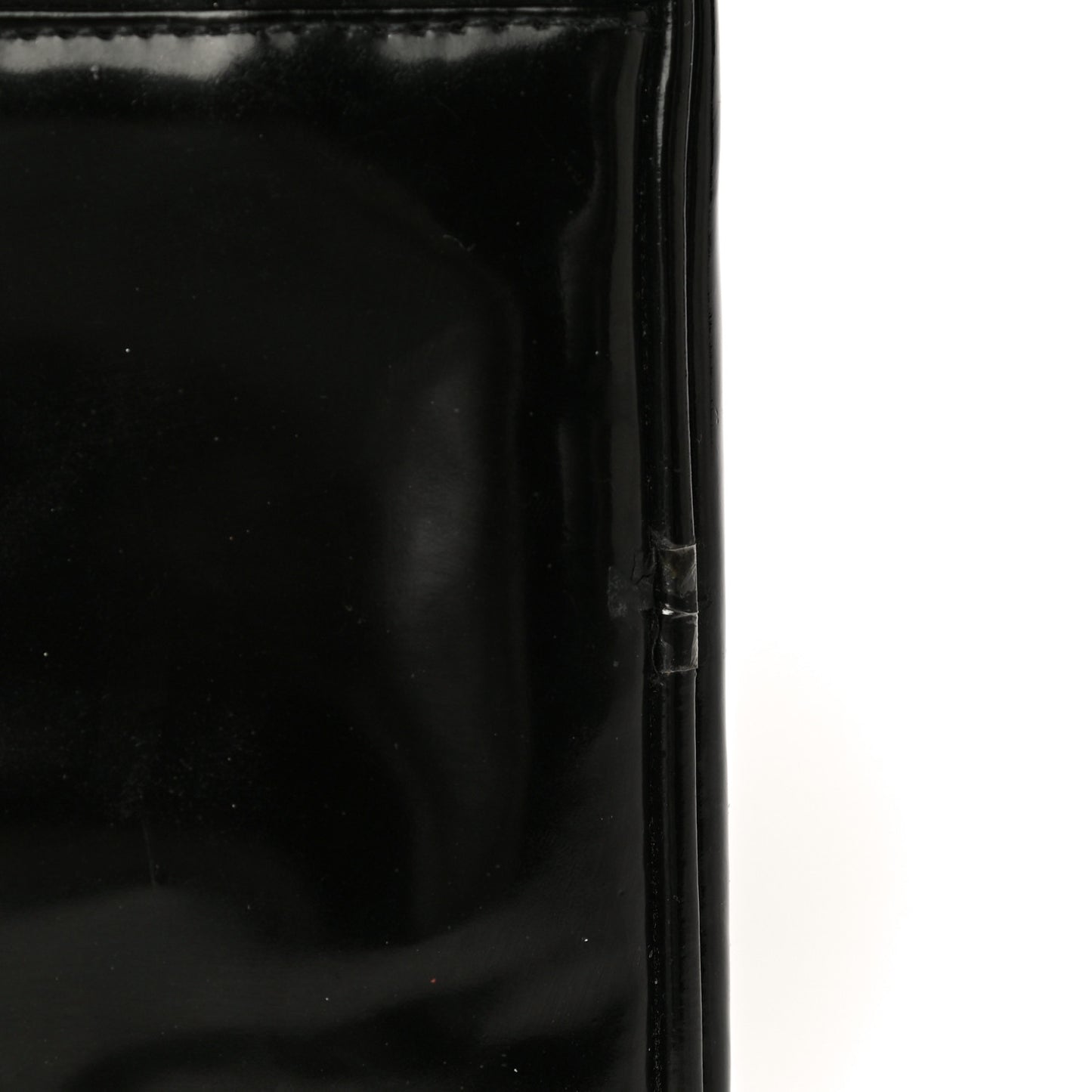 Patent Vanity Cosmetic Case Black