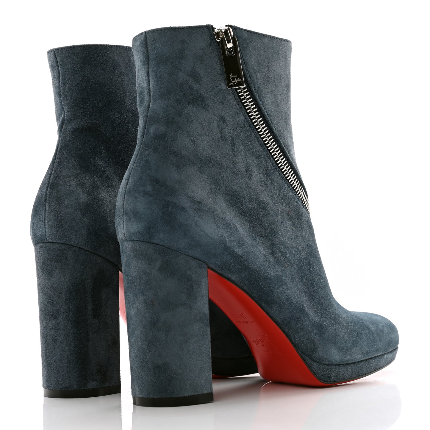 Veau Velours Birgitta 100 Zip Around Ankle Bootie 37.5 Tempete