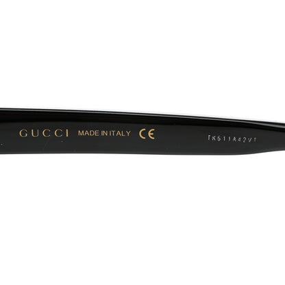 Gucci Acetate Crystal Studded Cat Eye Sunglasses GG0045S Black 6 of 8