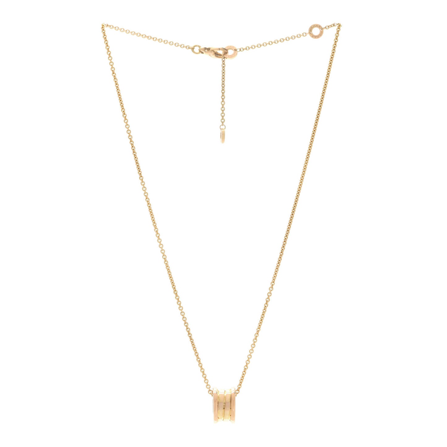 18K Yellow Gold B.Zero1 Pendant Necklace