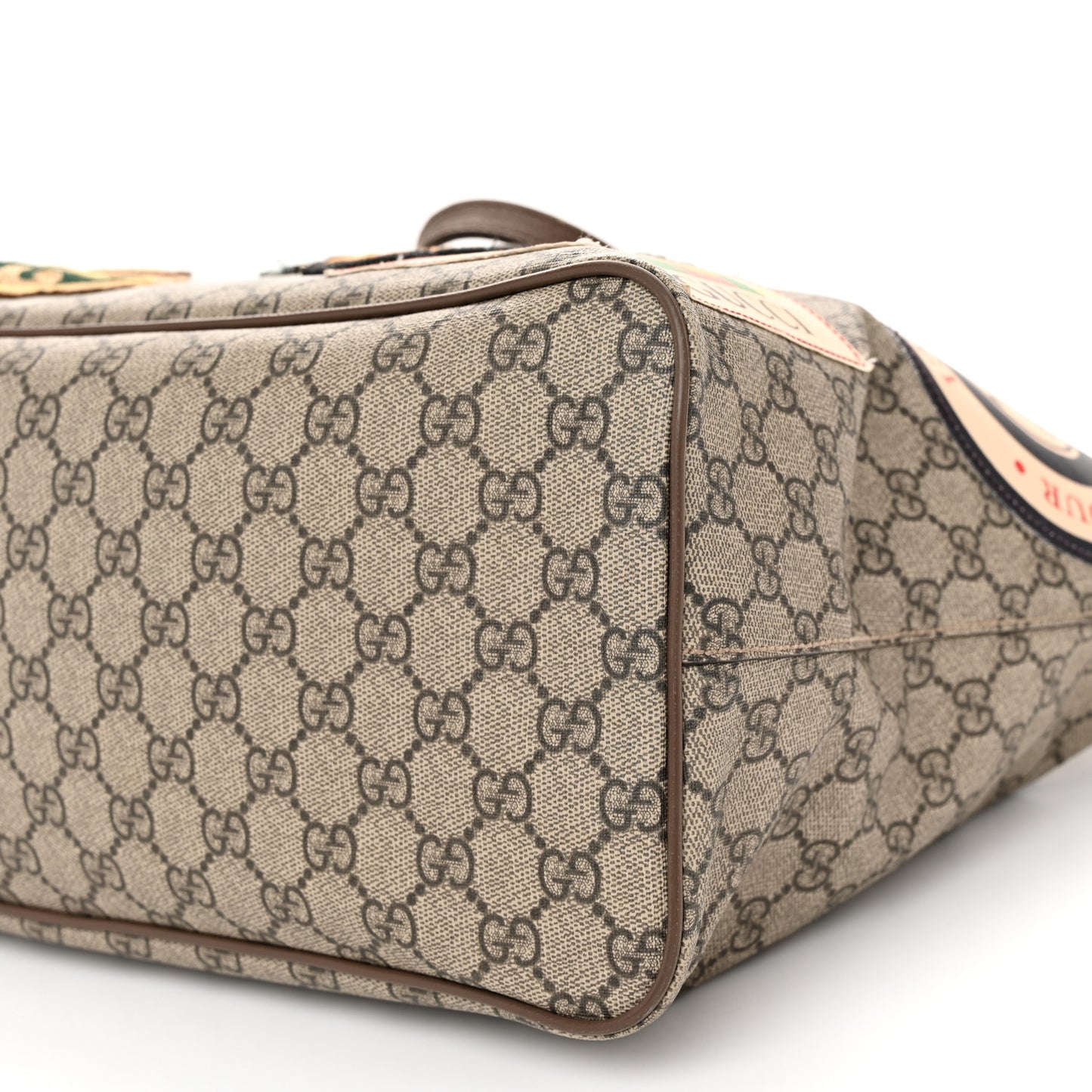 Soft GG Supreme Monogram Courrier Medium Crossbody Tote Beige New Acero