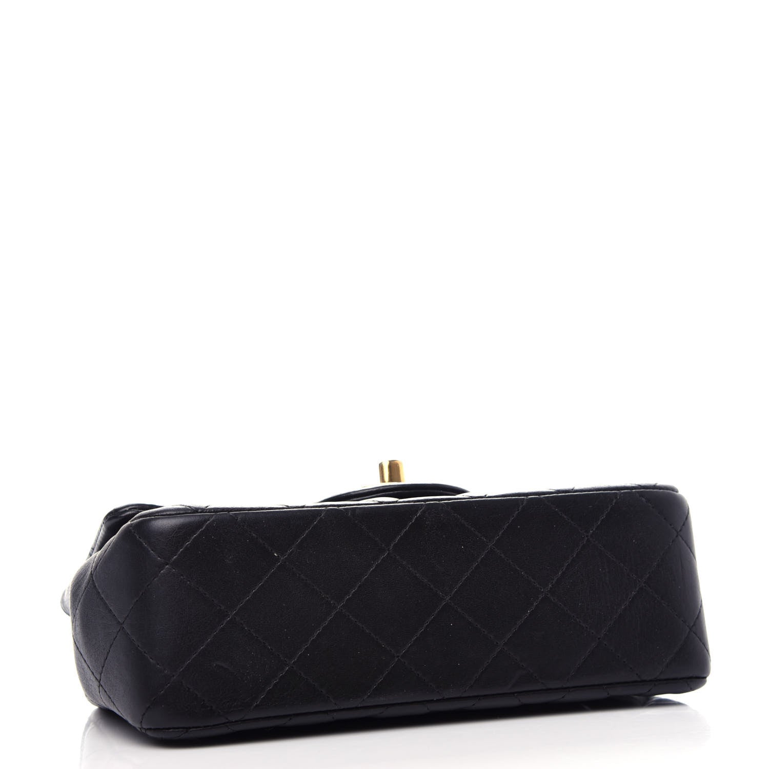 Chanel Lambskin Quilted Mini Rectangular Flap Black 4 of 10