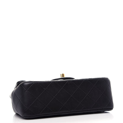 Chanel Lambskin Quilted Mini Rectangular Flap Black 4 of 10